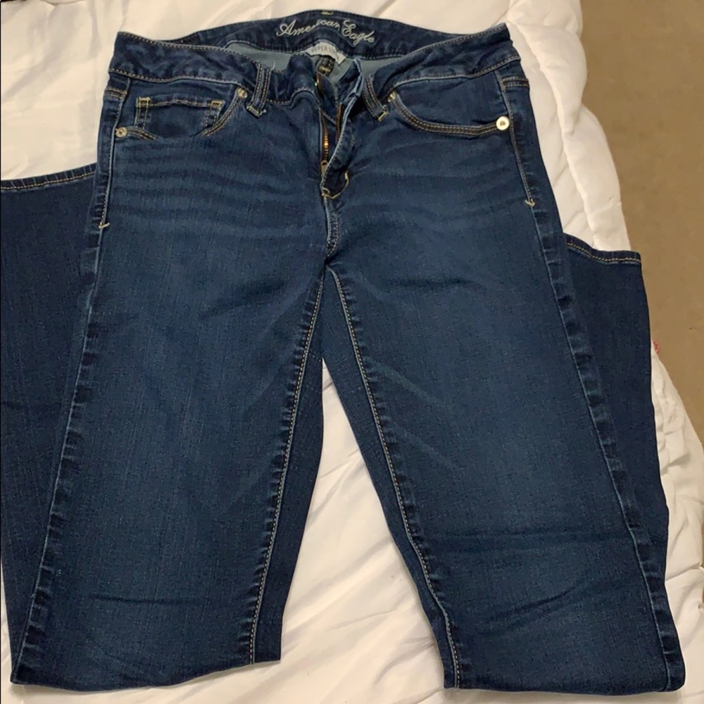 American eagle size 8 super stretch skinny jeans